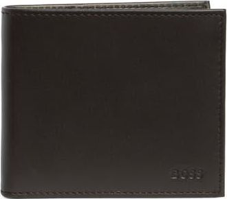 BOSS Randy Leather Bifold Wallet in Dark Brown at Nordstrom Rack