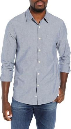 AG - Adriano Goldschmied Colton Slim Fit Sport Shirt in Blue Vault at Nordstrom Rack, Size X-Small