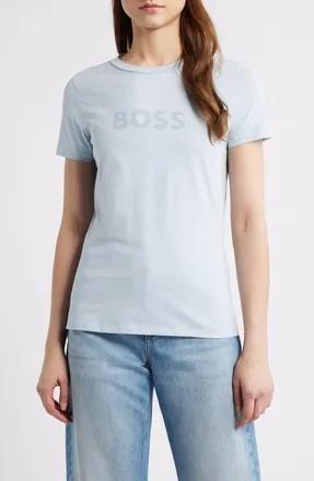 BOSS Logo Graphic T-Shirt in Lt Past/bu at Nordstrom, Size X-Large