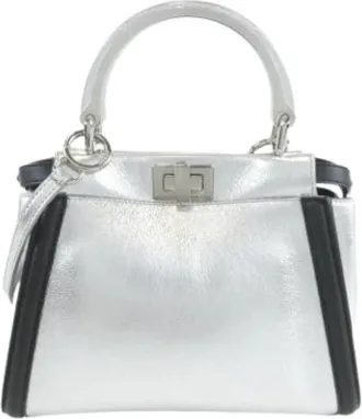 Fendi Borsa Peekaboo Pre-owned - - Pre-owned - Donna - Bianco - ONE SIZE