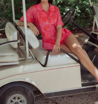 Kilo Brava Short Pj Set In Tropical Toile