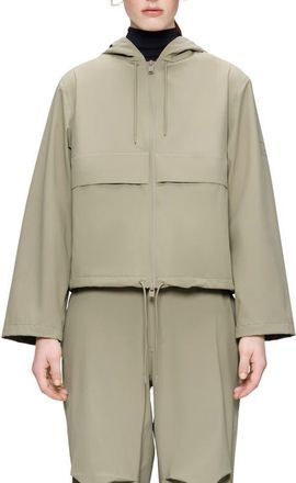 Rains Suva Hardshell Rain Jacket in Beige at Nordstrom, Size X-Small