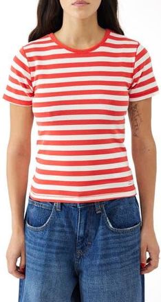 BDG Stripe Baby T-Shirt in Red at Nordstrom Rack, Size X-Small