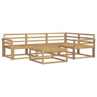 vidaXL Conjunto De Sof&aacute;s De Exterior 5 Pcs Blanco 79 X 79 X 37 Cm Vidaxl