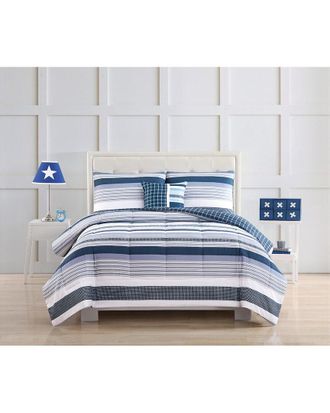 My World Mason Stripe Comforter Set