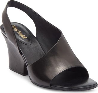 Jeffrey Campbell Pastiche Half dOrsay Sandal in Black at Nordstrom, Size 5.5