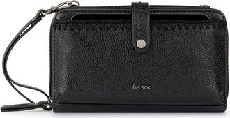 The Sak Iris Smartphone Crossbody Bag in Black Leather at Nordstrom