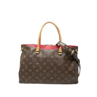 Louis Vuitton Pre-owned Pallas Satchel - Dames - Pre-owned - Bruin - Maat: ONE Size Leer