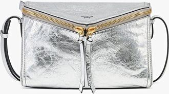 MCM Diamant 3d Shoulder Bag In Metallic Calf Leather