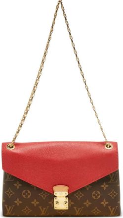 Louis Vuitton Borsa a spalla Pallas con catena - Rosso