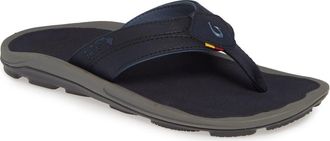 Olukai Kipi Flip Flop in Trench Blue Synthetic at Nordstrom, Size 10