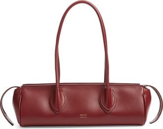 Khaite Donna Soft Leather East/West Shoulder Bag in 524 Oxblood at Nordstrom