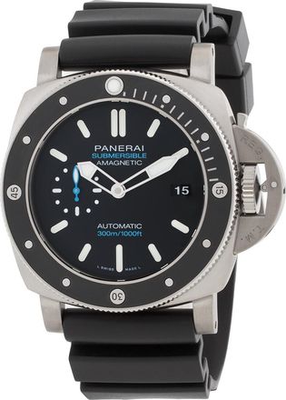 Officine Panerai Pre-owned Panerai Luminor Submersible 1950 Automatic Black Dial Mens Watch PAM01389