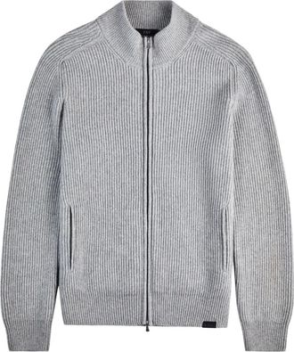 Fay Maglione con zip - Grigio