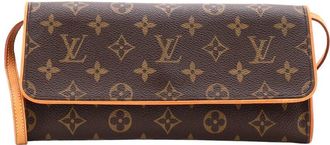 Louis Vuitton Brown Monogram Canvas Twin Gm (Authentic Pre-Loved)