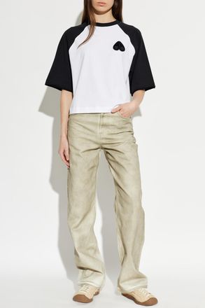 Moose Knuckles Short Oversize T-shirt, Womens, White