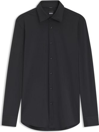 BOSS Slim-fit shirt in Italian-made performance-stretch jersey