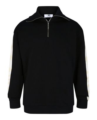 M Missoni Zig Zag Stripe Quarter-Zip Sweatershirt