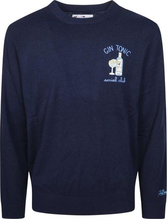 MC2 Saint Barth Maglione Heron Light - - Knitwear - Uomo - Blu - M