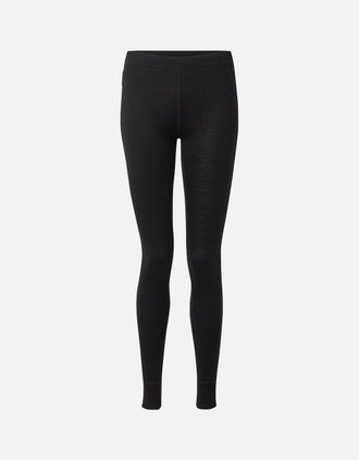 Craghoppers Womens Craghoppers Womens/Ladies Merino Baselayer Tights - Black - Size: 10 uk