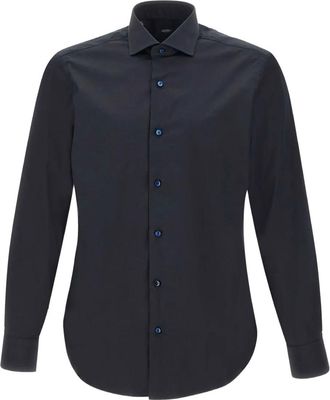 Barba Camicia a maniche lunghe - Blu