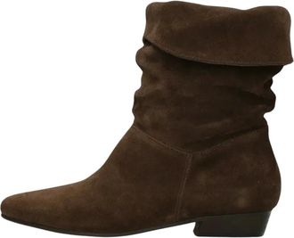 Poelman Schoenen, Dames, Bruin, 38 EU, Enkelkaarsjes
