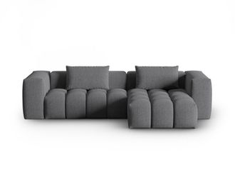 CXL by Christian Lacroix Sof&aacute; esquinero modular derecho 3 plazas de tejido estructural gris