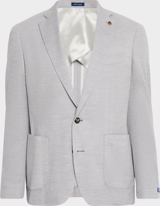 Peter Millar Mens Claremont Wool Knit Sport Coat