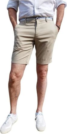 Mason's Stretch Katoen Chino Bermuda Shorts - Heren - Korte Broeken - Beige - XL - Katoen - Korte Broeken