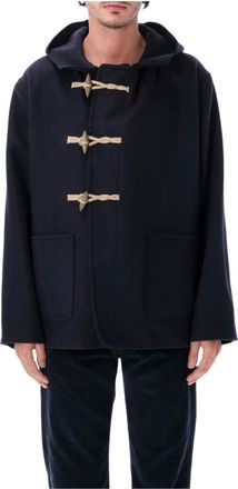 Fortela Kiowa Montgomery Duffle Coat - Heren - Mantel - Blauw - XL - Wol - Jassen
