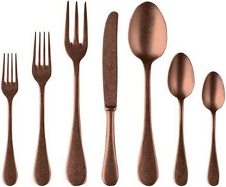 Mepra Vintage Pewter Flatware Set - 32 Pieces in Bronze at Nordstrom