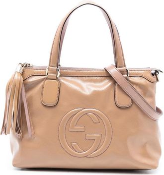 Gucci Pre-owned Gucci Small Patent Soho Working Satchel Ladies M7SGJ6ZWHJ72NYAV