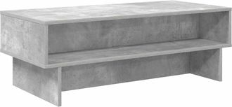 vidaXL Mesa De Caf&eacute; Gris Concreto 100 X 46 X 35 Cm Vidaxl
