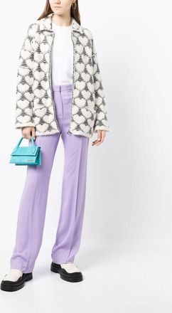 Marco Rambaldi heart-print knit cardigan - women - Wool/Alpaca/Acrylic/Cotton/Polyamide/Merino - S - White