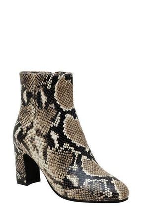 Linea Paolo Wylda 2 Snakeskin Embossed Bootie in Natural at Nordstrom Rack, Size 9