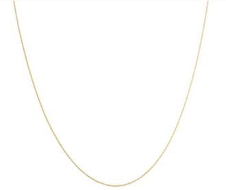 Pompeii3 14k Yellow Gold 0.7 millimeters Cable Necklace (18 inches)