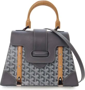 Goyard 2018 Goyardine Saigon Structured PM satchel - Grigio