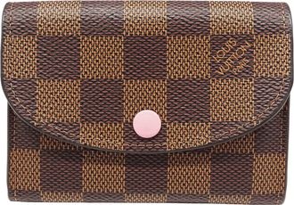Louis Vuitton Pink Rose Ballerine Damier Canvas Coin Purse/Coin Case (Pre-Owned)