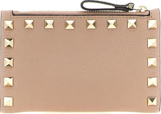 Valentino Garavani Rockstud Card Case - Pink