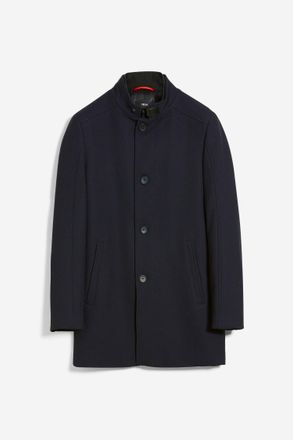 Cinque Kurzmantel CINQUE CILIVERPOOL, Herren, Gr. 102, blau (dunkelblau), Web, Obermaterial: 68% Polyester, 30% Viskose, 2% Elasthan, slim fit, M&auml;ntel Kurzma