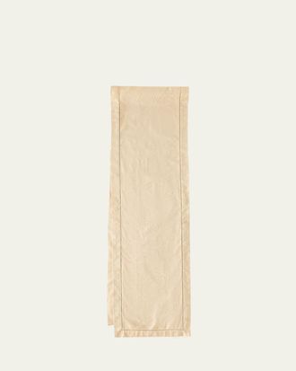 SFERRA Acanthus Jacquard Table Runner, 15 x 90
