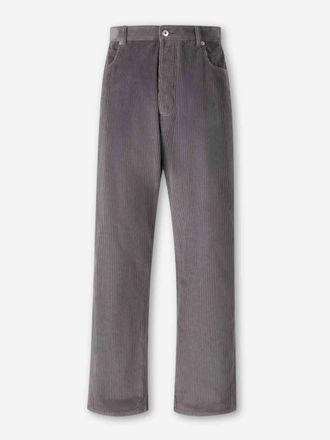 Bottega Veneta Wide Leg Corduroy Pants
