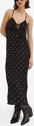 Never Fully Dressed Abito midi con decorazione - Nero