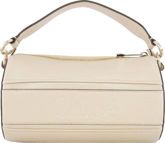 Chlo&eacute; Woody Tube Shoulder Bag in Grained Calfskin