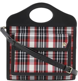 Burberry Pre-owned Handbags, female, Multicolor, Size: ONE SIZE Pre-owned Canvas Shoulder Bag
