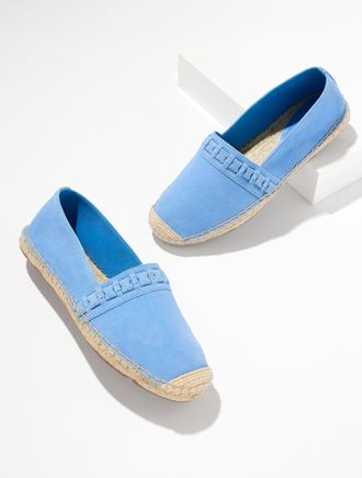 Talbots Izzy Braided Espadrille Flats - Vista Blue - 10 1/2 M Talbots