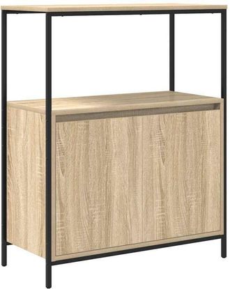 vidaXL Bathroom Cabinet with Shelves Sonoma Oak 76.5x35x95 cm Vidaxl
