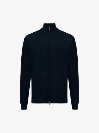 Gentiluomo Turtle Zip Cardigan | Donkerblauw
