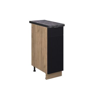 Vicco Armario De Farmacia Fame-line, Rayas Negras, 30 Cm, Et Antracita, Vicco