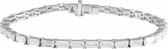 Diamond2Deal 14k Gold 6 1/5 CTW Lab-Grown Diamond Bracelet 7